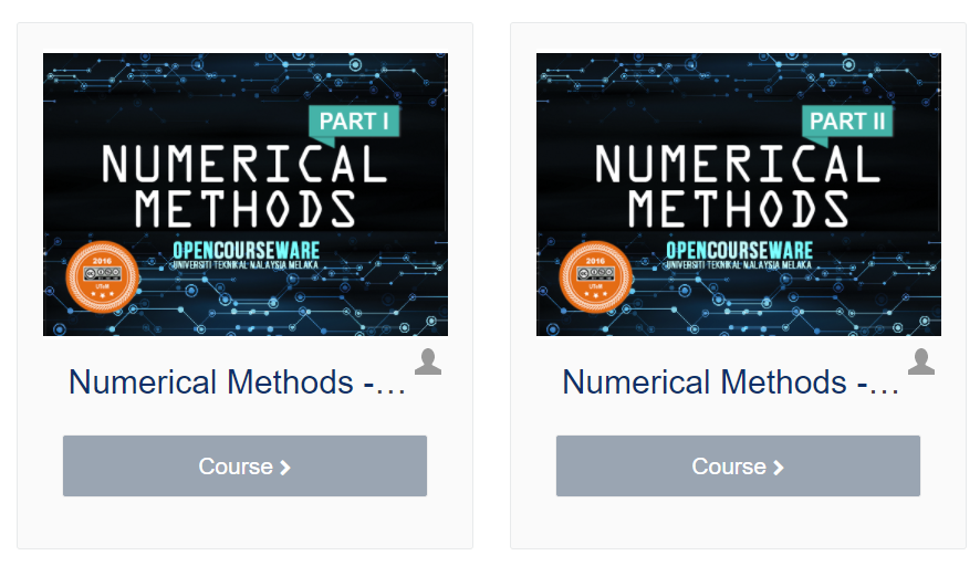 OCW Numerical Methods